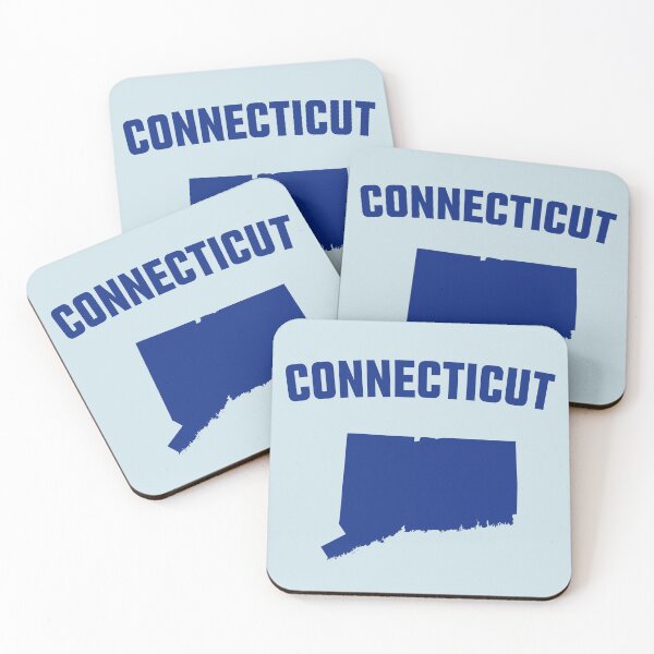 Item preview, Connecticut State Pride - Classic Blue Silhouette Design designed and sold by mashmosh.