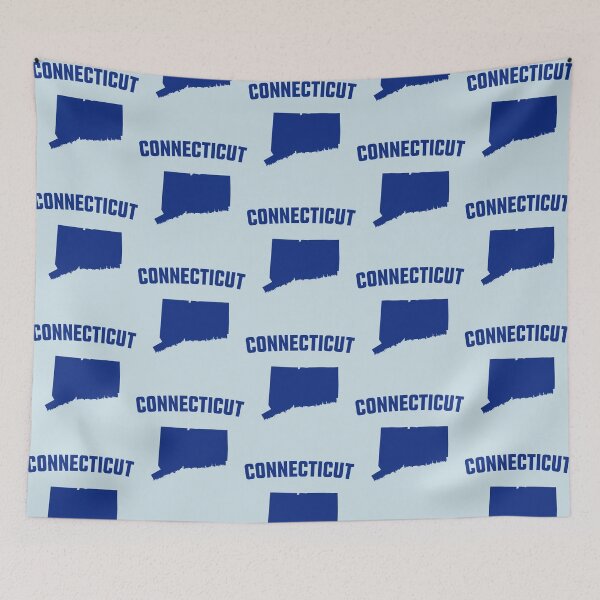 Item preview, Connecticut State Pride - Classic Blue Silhouette Design designed and sold by mashmosh.