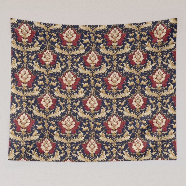 Item preview, Gilded Art Nouveau Floral Damask designed and sold by Jirka Svetlik, Studio Illuvision.
