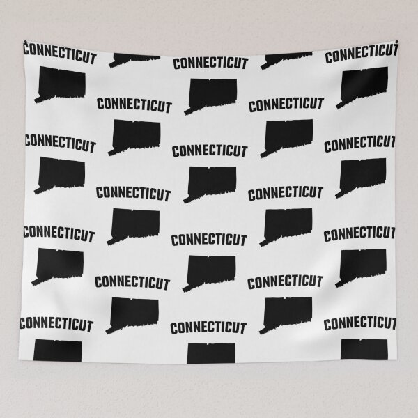 Item preview, Connecticut State Silhouette - Classic Collegiate Bold Design designed and sold by mashmosh.