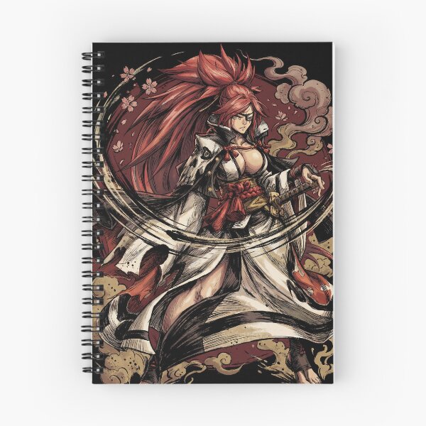 Item preview, Baiken Guilty Gear Strive XX Accent Core One Eyed Samurai Pink Hair Katana Anchor Chain Japanese Swordswoman Missing Arm Fan Art Portrait Poster T-Shirt Sticker Print Gift designed and sold by Senpaiwaves.
