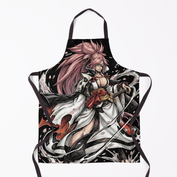 Item preview, Baiken Guilty Gear Strive XX Accent Core One Eyed Samurai Pink Hair Katana Anchor Chain Japanese Swordswoman Missing Arm Fan Art Portrait Poster T-Shirt Sticker Print Gift designed and sold by Senpaiwaves.
