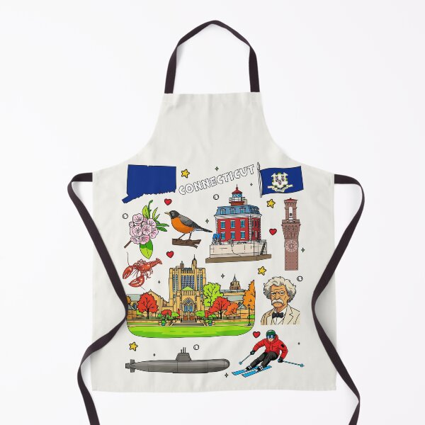 Item preview, Connecticut State Pride, Landmarks, Nature & History Illustration designed and sold by mashmosh.