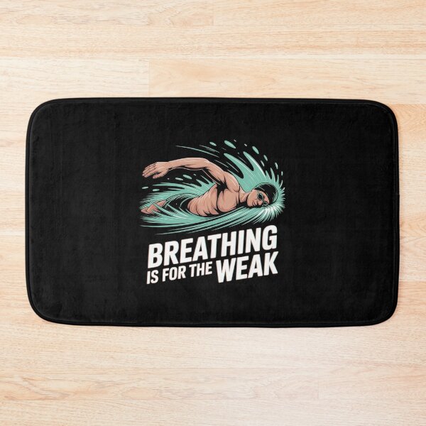 Item preview, Breathing Is For The Weak - Swimming Swimmer Water Sports  designed and sold by RoyTill0Art.
