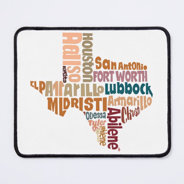 Item preview, Retro Texas map designed and sold by JIGUWORLD.