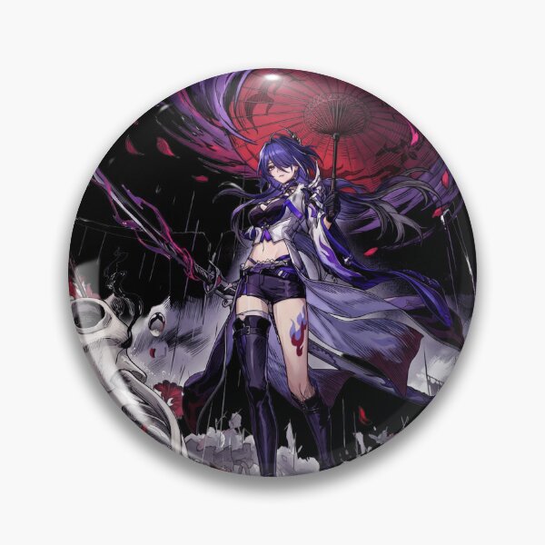 Item preview, Acheron Honkai Star Rail HSR Nihility Lightning DPS Emanator Slashed Dream Red Eyes Sword Galaxy Ranger Fan Art Portrait Poster T-Shirt Sticker Print Gift designed and sold by Senpaiwaves.