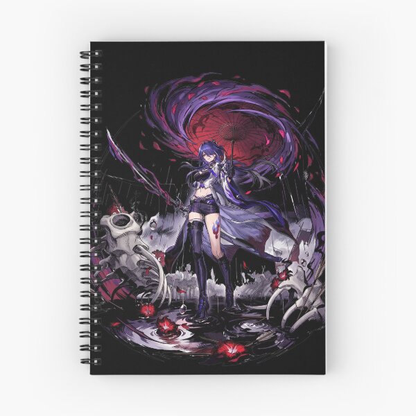 Item preview, Acheron Honkai Star Rail HSR Nihility Lightning DPS Emanator Slashed Dream Red Eyes Sword Galaxy Ranger Fan Art Portrait Poster T-Shirt Sticker Print Gift designed and sold by Senpaiwaves.
