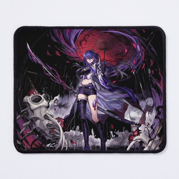 Item preview, Acheron Honkai Star Rail HSR Nihility Lightning DPS Emanator Slashed Dream Red Eyes Sword Galaxy Ranger Fan Art Portrait Poster T-Shirt Sticker Print Gift designed and sold by Senpaiwaves.
