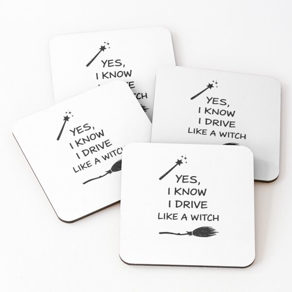 Item preview, Yes I Know I Drive Like a Witch Funny Quote designed and sold by the-dovlat.