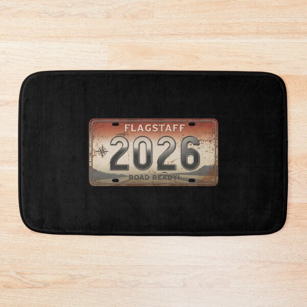 Item preview, Flagstaff 2026 Route 66 Road Ready License Plate T-Shirt Design - Arizona Adventure designed and sold by FestivityFinds.