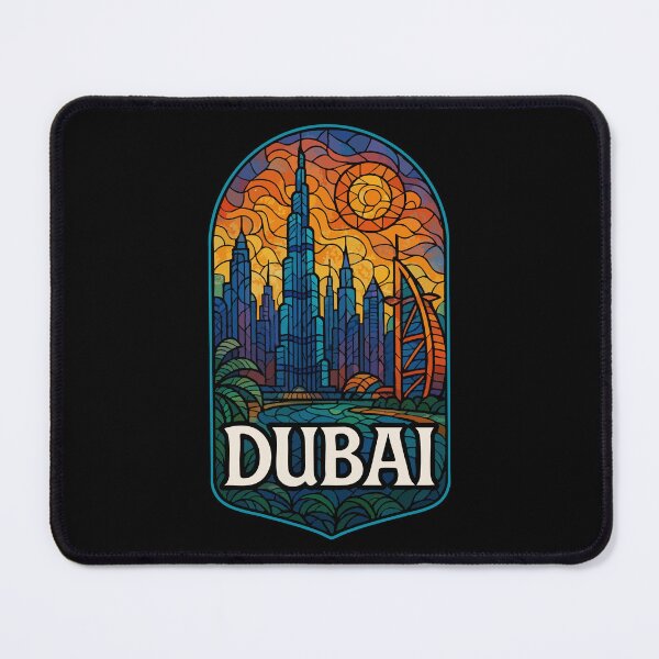 Item preview, Dubai United Arab Emirates Stained Glass Art designed and sold by TomFrontierArt.