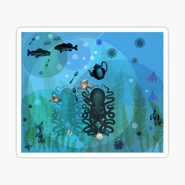 Under The Sea In Time For Tea Sticker