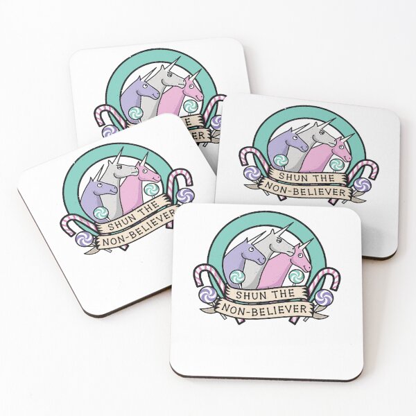 Item preview, Shun The Non-Believers Unicorn Candy Funny Unicorn Squad designed and sold by jakaun.
