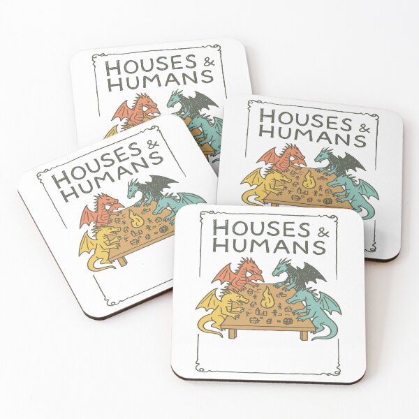 Item preview, Houses & Humans Gaming Houses Funny RPG Parody Gamer designed and sold by jakaun.