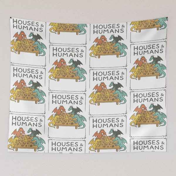 Item preview, Houses & Humans Gaming Houses Funny RPG Parody Gamer designed and sold by jakaun.