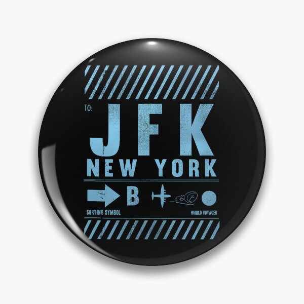 Item preview, New York City JFK Airport Code Travel Day Retro Travel Lover designed and sold by jakaun.