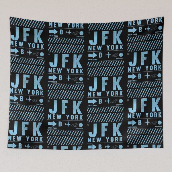 Item preview, New York City JFK Airport Code Travel Day Retro Travel Lover designed and sold by jakaun.