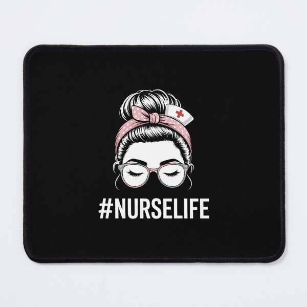 Item preview, Messy Bun Nurse Life Stethoscope Funny Nursing designed and sold by gourpmerzihd.