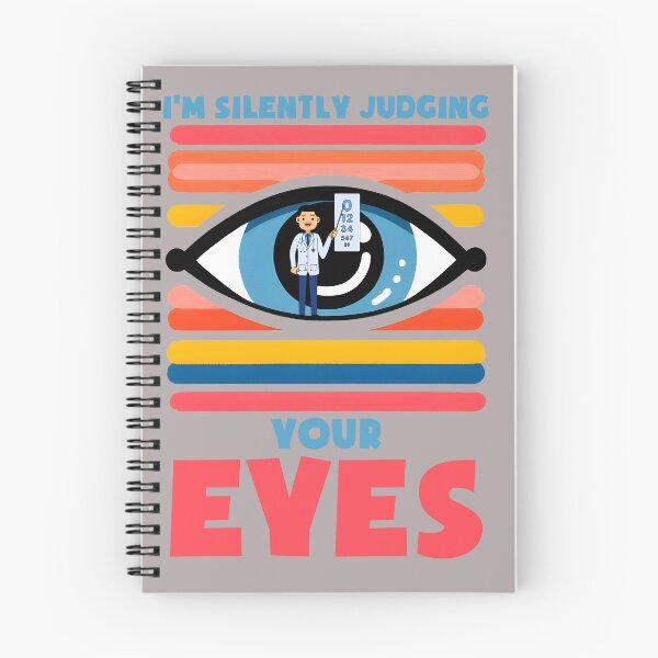 Item preview, Silently judging eyes,funny optometry design designed and sold by Szpaku desart .