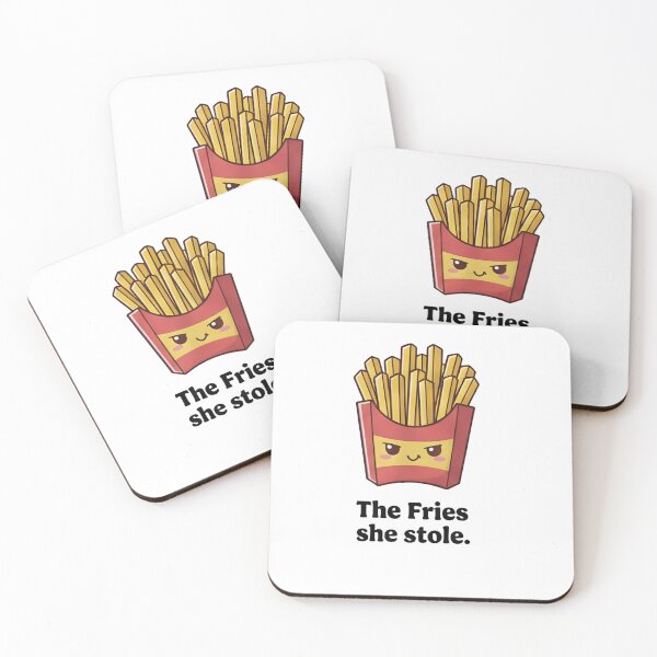 Item preview, The Fries She Stole Shirt – Cute Kawaii Fries Valentine Couple Tee, Funny Food Love Shirt, Matching Couple T-Shirt Flat Vector designed and sold by ZyxDes.