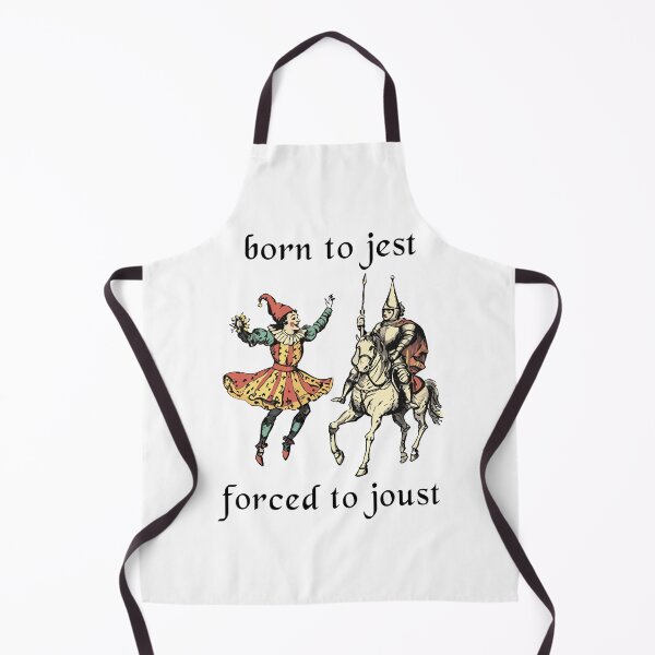 Item preview, Born To Jest Forced To Joust Vintage Medieval Knight Jester designed and sold by jakaun.