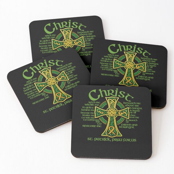 Item preview, Christ With Me Celtic Cross St. Patrick Breastplate Prayer St Patrick's Day designed and sold by jakaun.