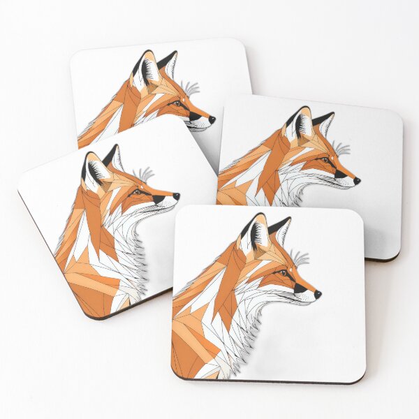 Item preview, Geometric Fox Illustration – Modern Wildlife Polygon Art designed and sold by Visualynx.