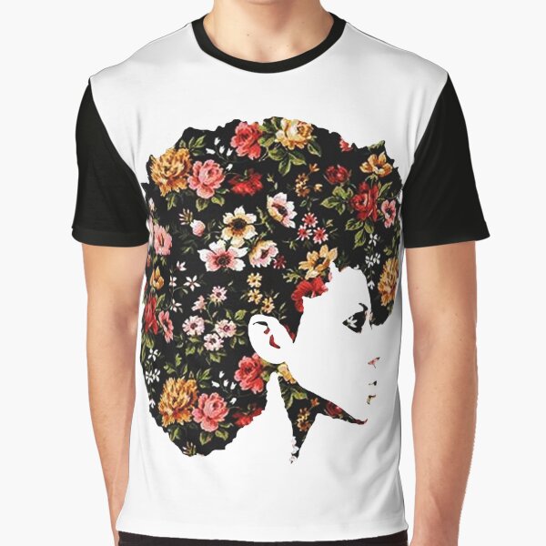 Floral Fro Graphic T-Shirt