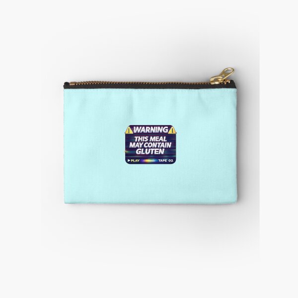 Item preview, This Meal May Contain Gluten – VHS Warning Screen | Retro Gluten Free Parody Design designed and sold by My Gluten Free Life UK.