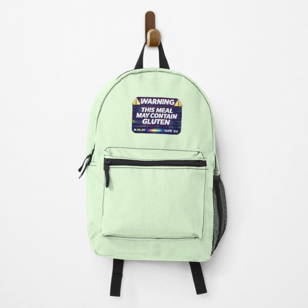 Item preview, This Meal May Contain Gluten – VHS Warning Screen | Retro Gluten Free Parody Design designed and sold by My Gluten Free Life UK.