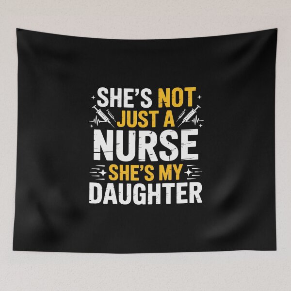 Item preview, My Daughter is A Nurse Proud Nurse_s Mom Dad Family designed and sold by gourpmerzihd.