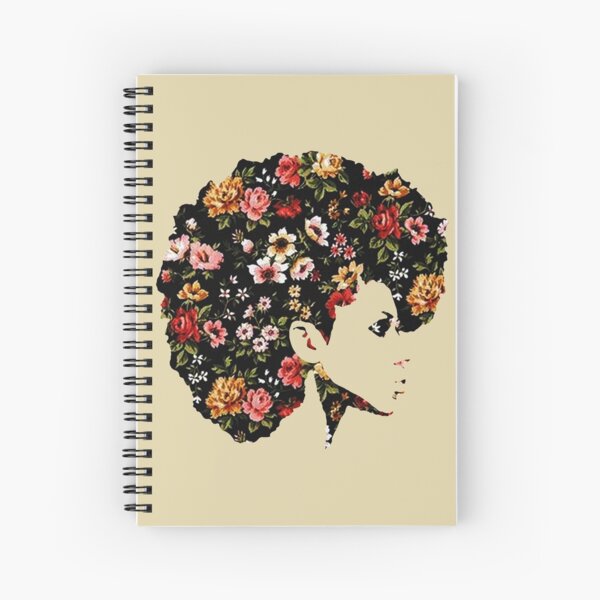 Floral Fro Spiral Notebook