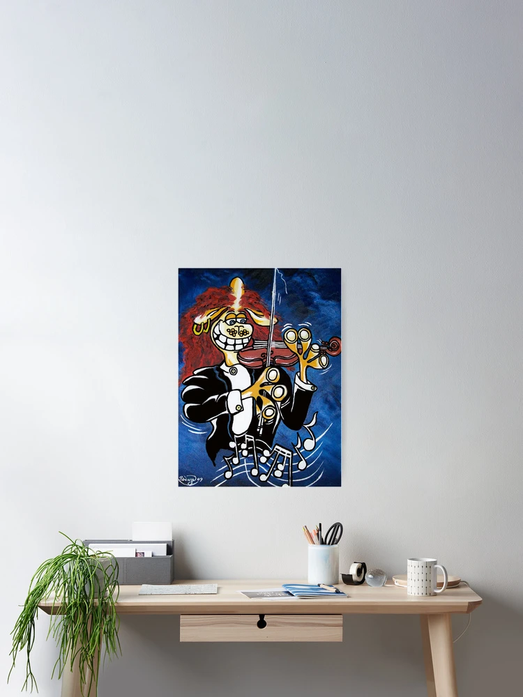 Aperçu 2 sur 3. Poster avec l'œuvre ANDRE créée et vendue par ROB51.