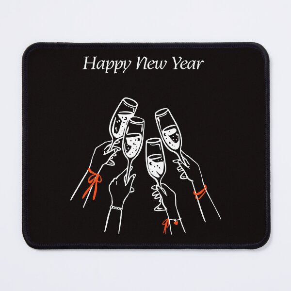 Item preview, Happy New Year. New Year's Toast. designed and sold by Dinasshop.