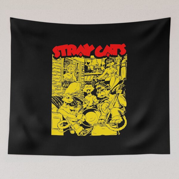 Item preview, Threshold Yellow Rock Band - STRAY CATS designed and sold by cocooo269.