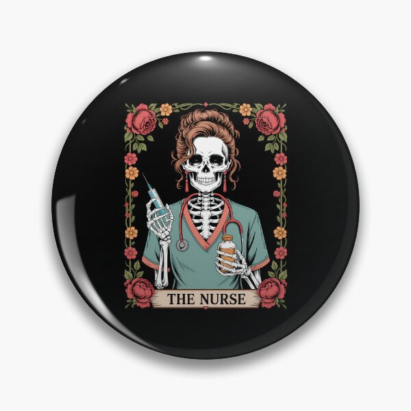 Item preview, Nurse Tarot Card Skeleton Nursing designed and sold by gourpmerzihd.