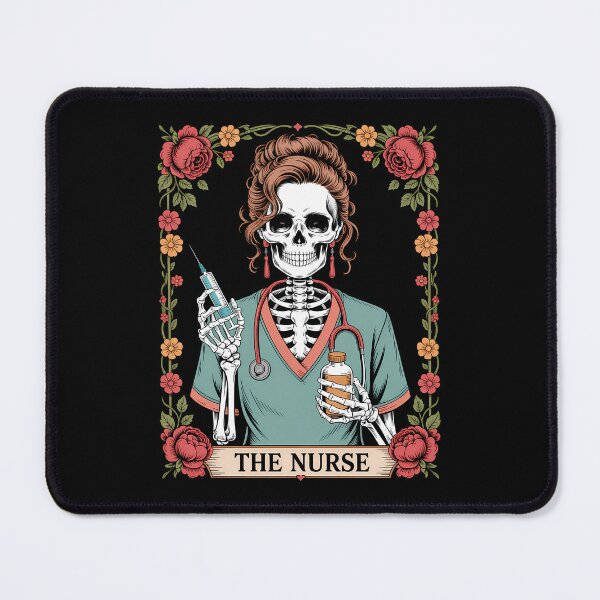 Item preview, Nurse Tarot Card Skeleton Nursing designed and sold by gourpmerzihd.