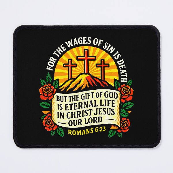 Item preview, Romans 6:23 For The Wages Of Sin Is Death designed and sold by plushism.
