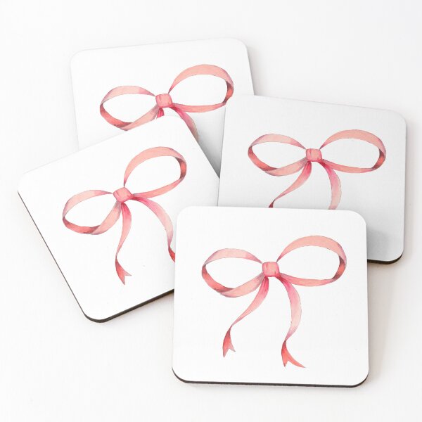 Item preview, Red Bow – Watercolour Ribbon Illustration designed and sold by lippostcard.