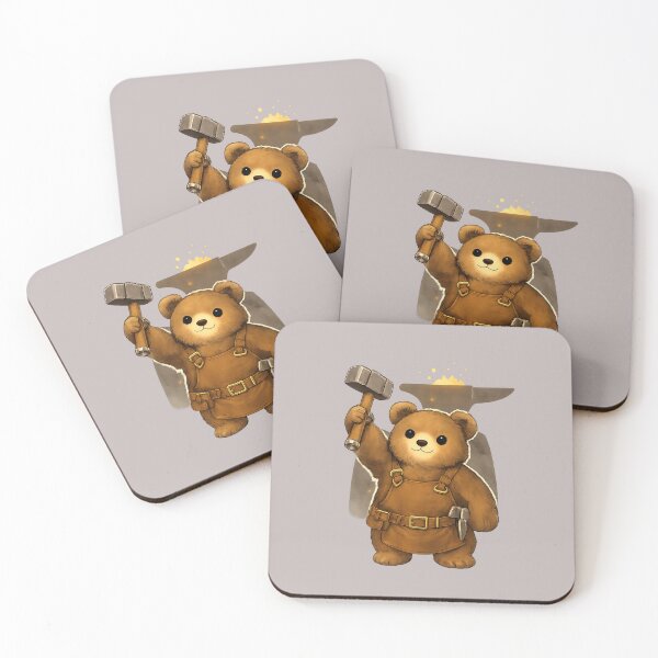 Item preview, Bear Blacksmith – Cozy Medieval Forest Hero designed and sold by CraftLum.