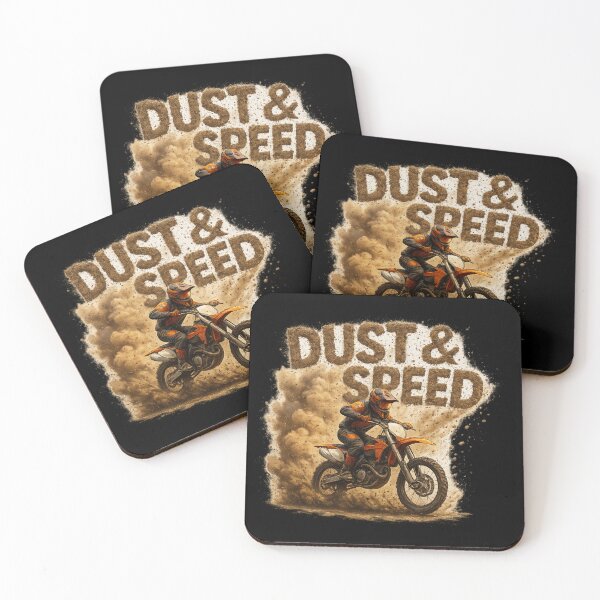 Item preview, Dust & Speed - Off-Road Motorcycle Explosion designed and sold by MKreative Studio.