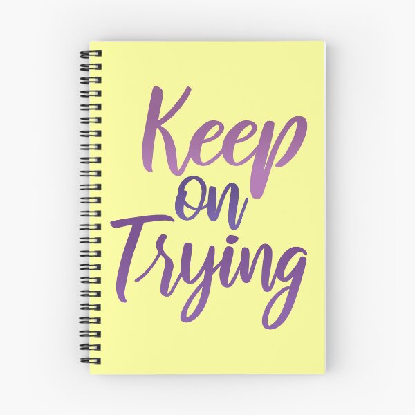 Item preview, Keep on trying motivational words designed and sold by Innet.