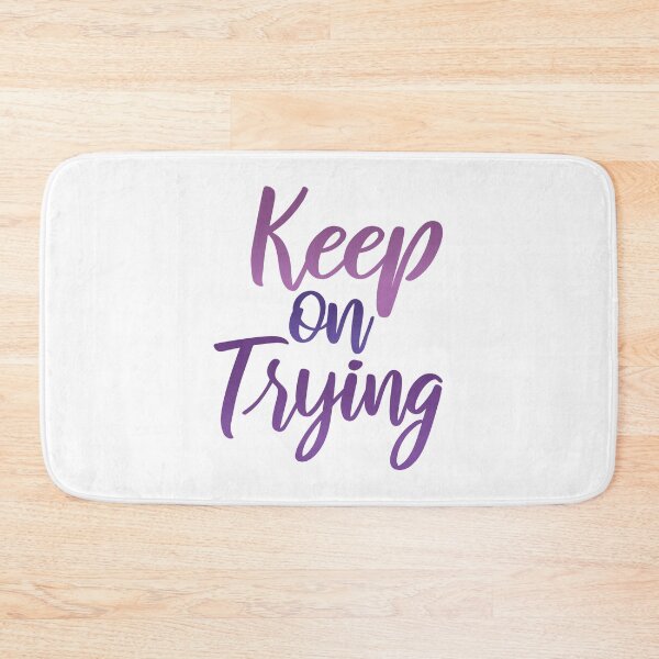 Item preview, Keep on trying motivational words designed and sold by Innet.