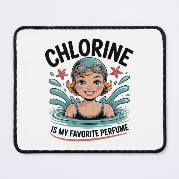 Item preview, Female Swimmer Chlorine is My Perfume Funny Swimming Girls  designed and sold by RoyTill0Art.