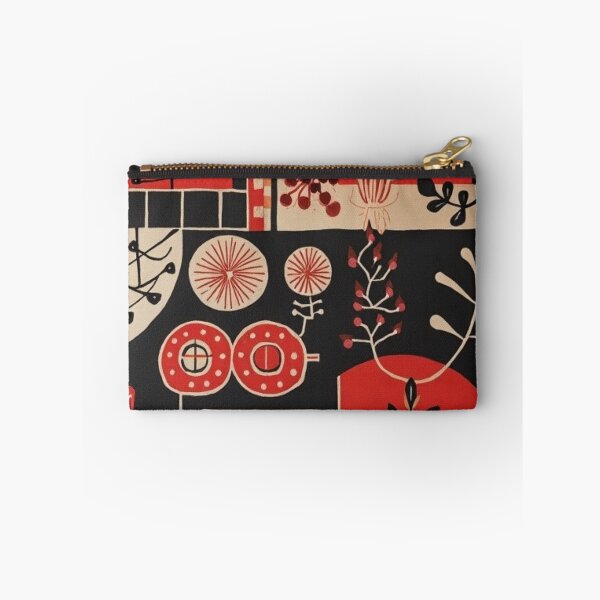 Item preview, Geometric Botanical Folk Illustration  Retro Abstract Botanical Composition designed and sold by TeutaDesings.