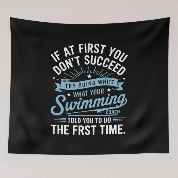 Item preview, Fun Swimming Coach Meme - Funny Swimmer Saying  designed and sold by RoyTill0Art.