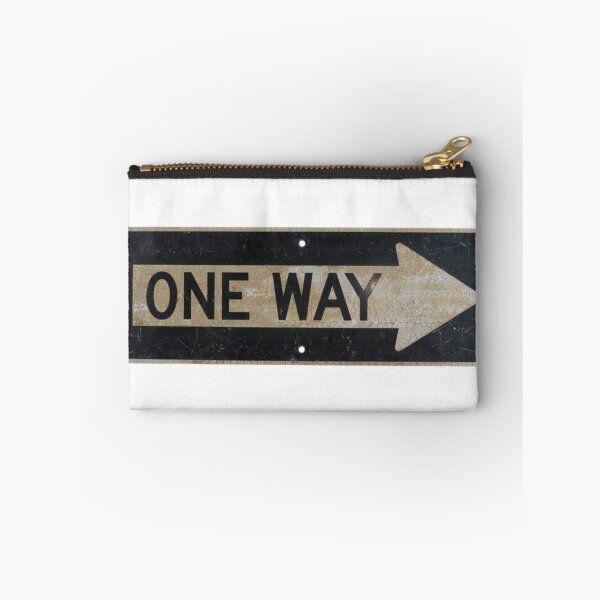 Item preview, One Way Road Sign Vintage designed and sold by Oniyasha.