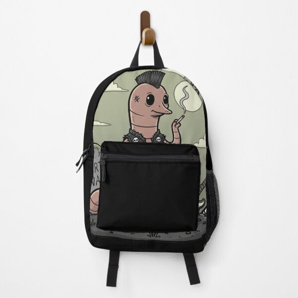 Item preview, Punk Rock Worm On Grave Dirt Nap Illustration designed and sold by RebellDancer.