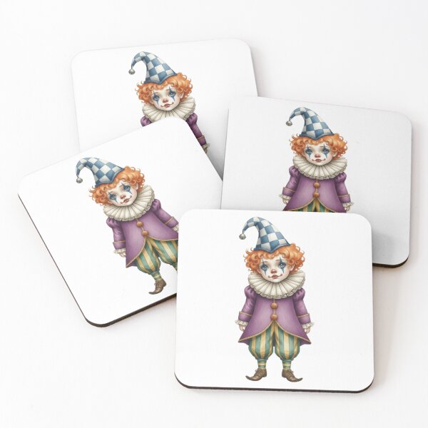Item preview, Illustration of a small vintage clown with red hair designed and sold by CHRIST5000.
