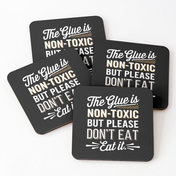 Item preview, Don't Eat Glue Funny Sarcastic Kindergarten Teacher designed and sold by RsFilsingerArt.